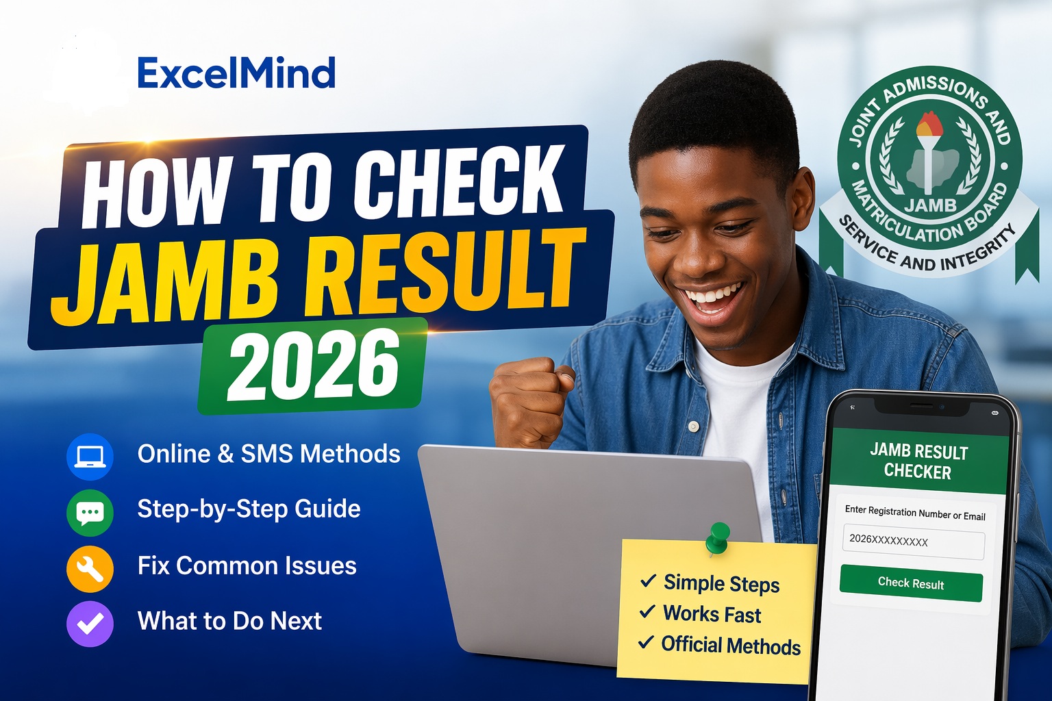 How to Check JAMB Result 2026
